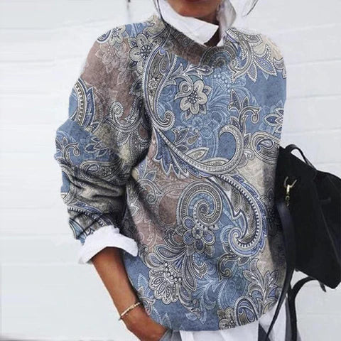 Jasmine – Comfortable printed sweater