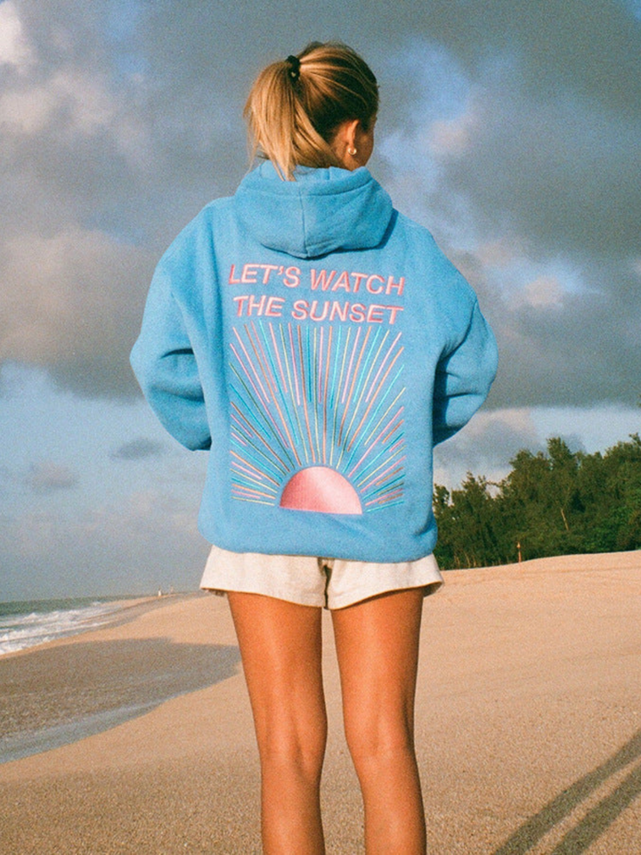 Octavia - Sunset Hooded Sweatshirt