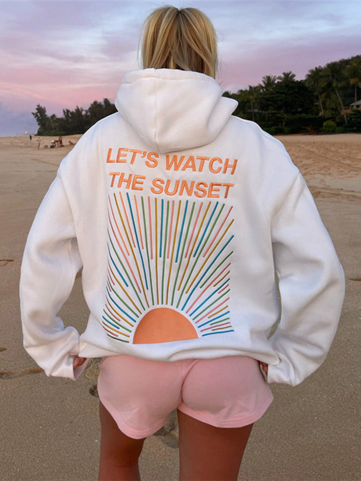 Octavia - Sunset Hooded Sweatshirt