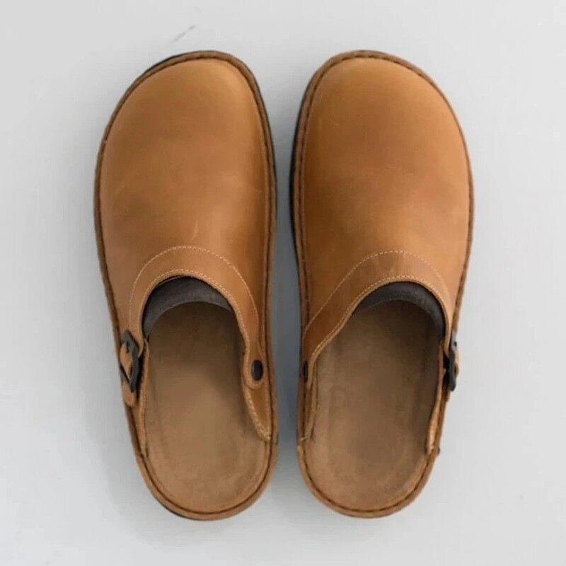 Lina - Premium Ortho Leather Clogs