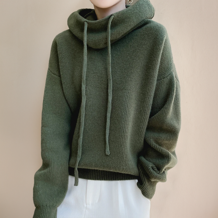 Harriet - Cosy Turtleneck Hoodie