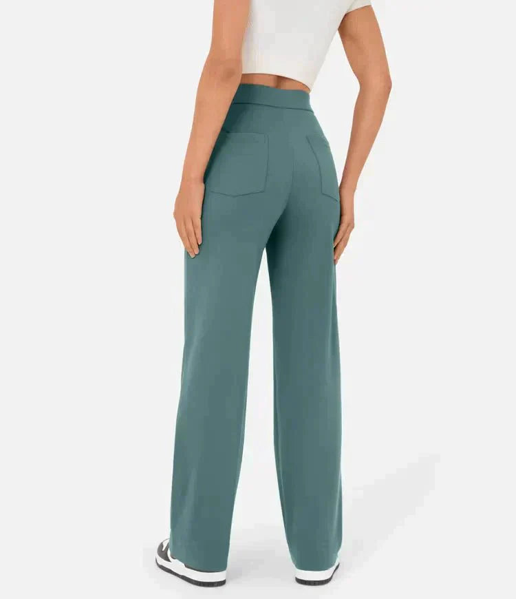 Aurora - High-waisted Elastic Trousers